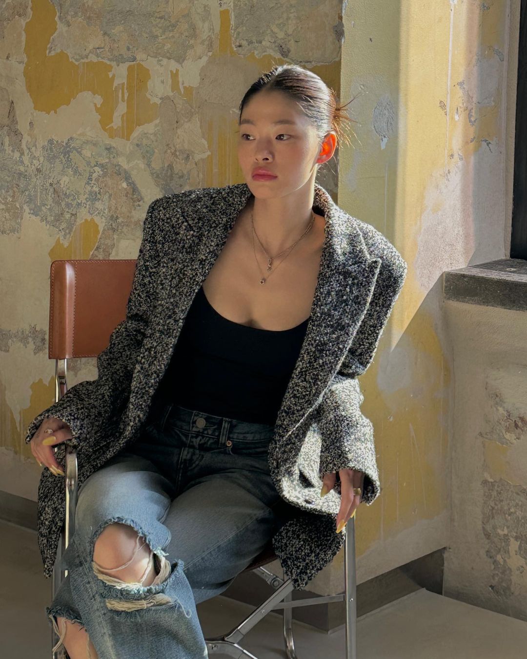 셀럽들의 고급진 올백 스타일링🖤 이미지