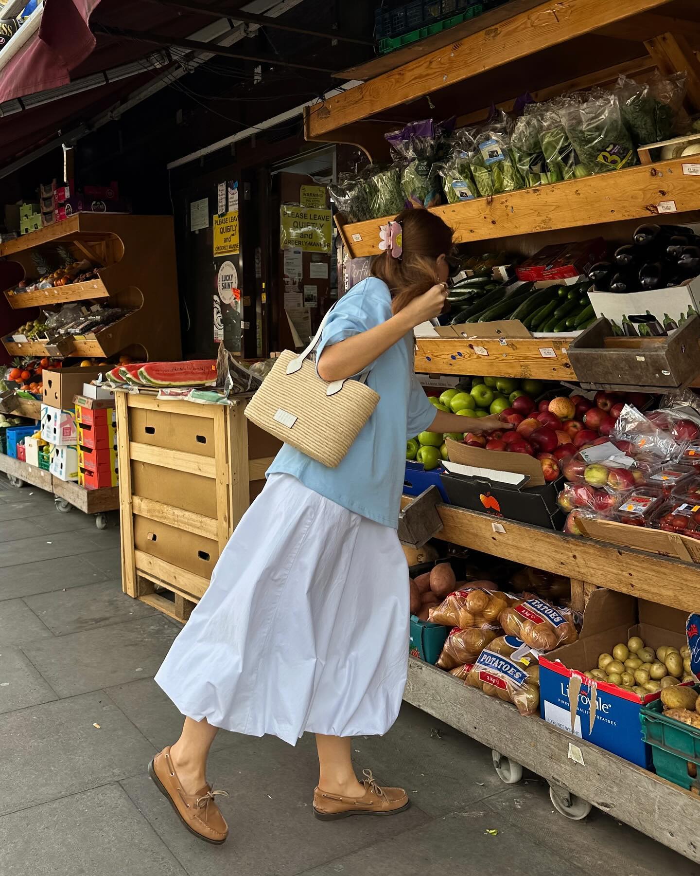 반팔티에 롱스커트 입을 날씨👗 이미지6