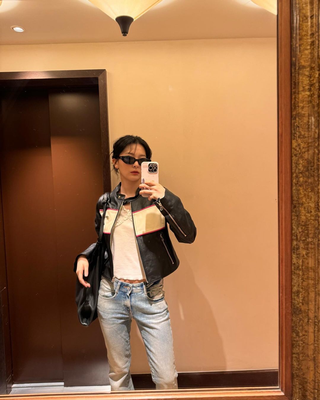 힙한 시크템 레이싱자켓🖤🏍️ 이미지2