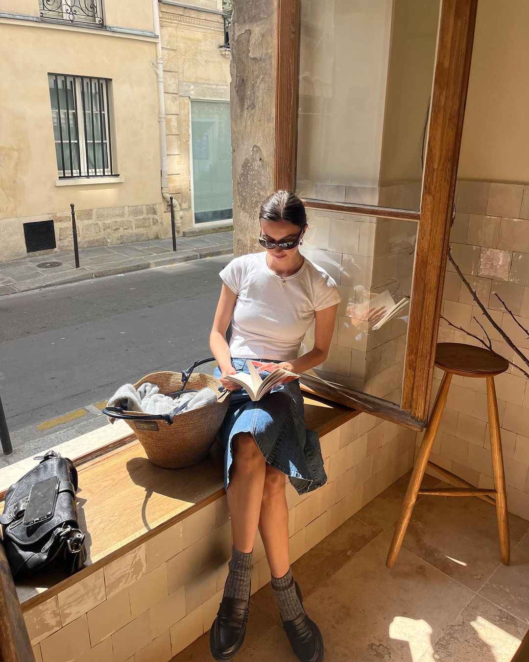 짧지 않아 부담 없는 미디스커트💝 이미지