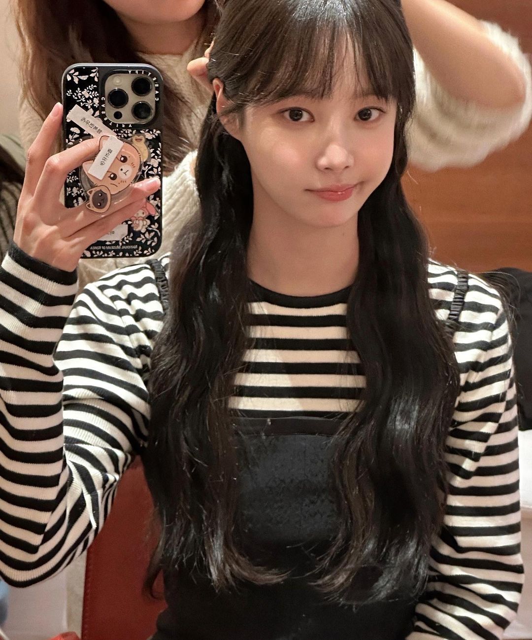 깔끔 담백🤍🖤스트라이프 긴팔 이미지