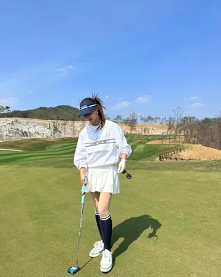라운딩 갈 때⛳️ 셀럽 골프룩 참고 이미지