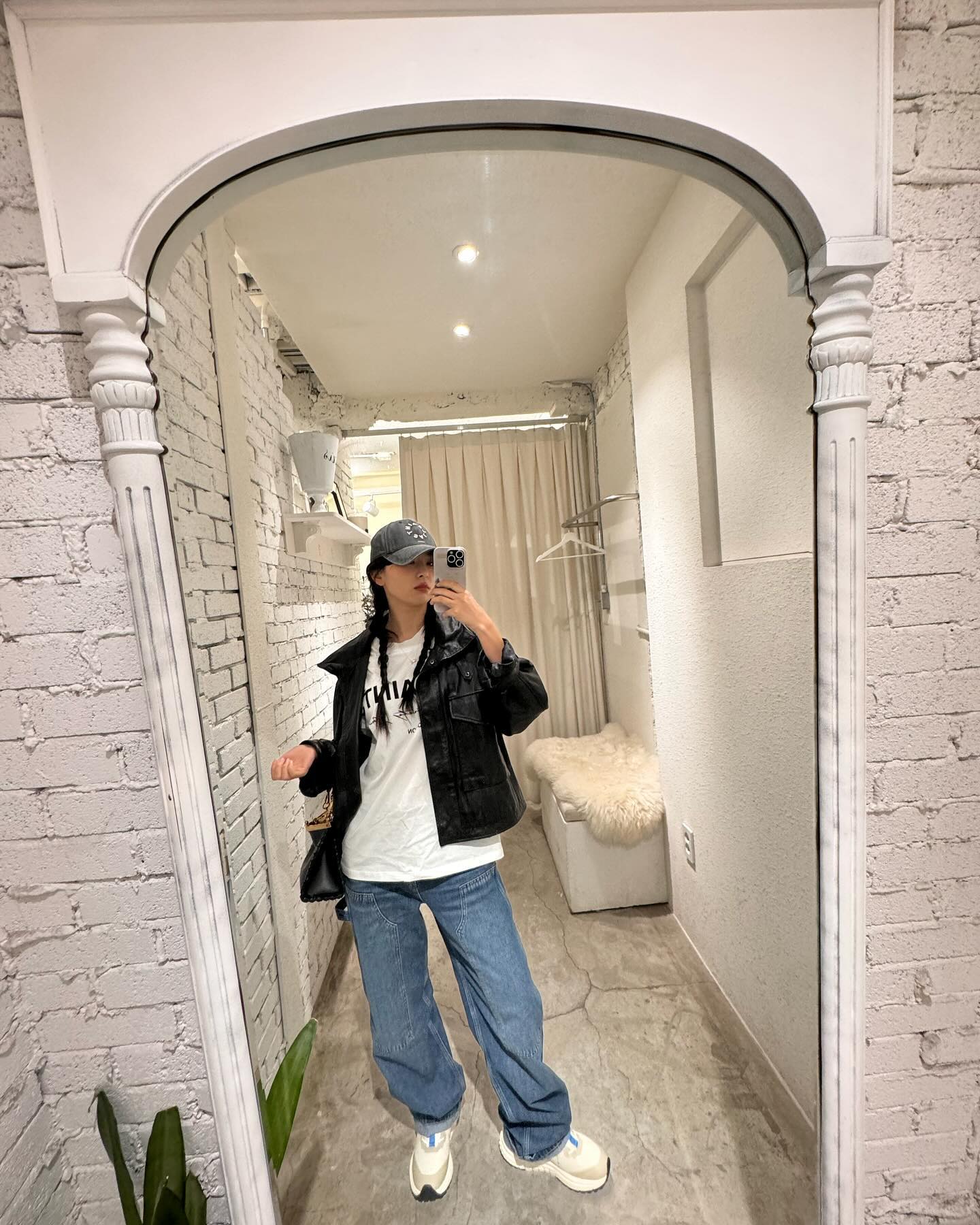 나른한 휴일👖힙한 와이드 데님 이미지8