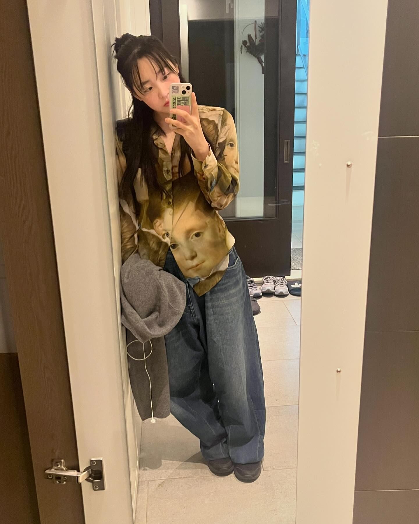 나른한 휴일👖힙한 와이드 데님 이미지6