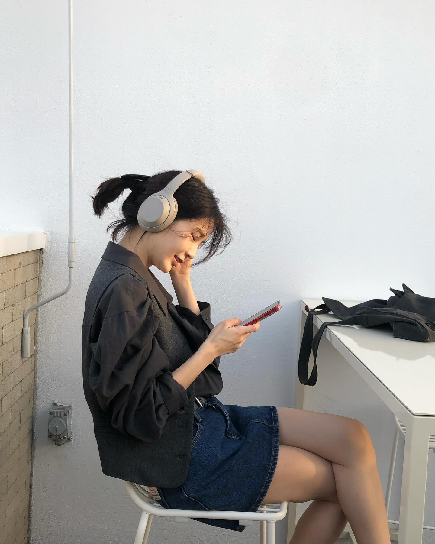 따라하고 싶은 꾸안꾸 여친룩🤍🤎 이미지