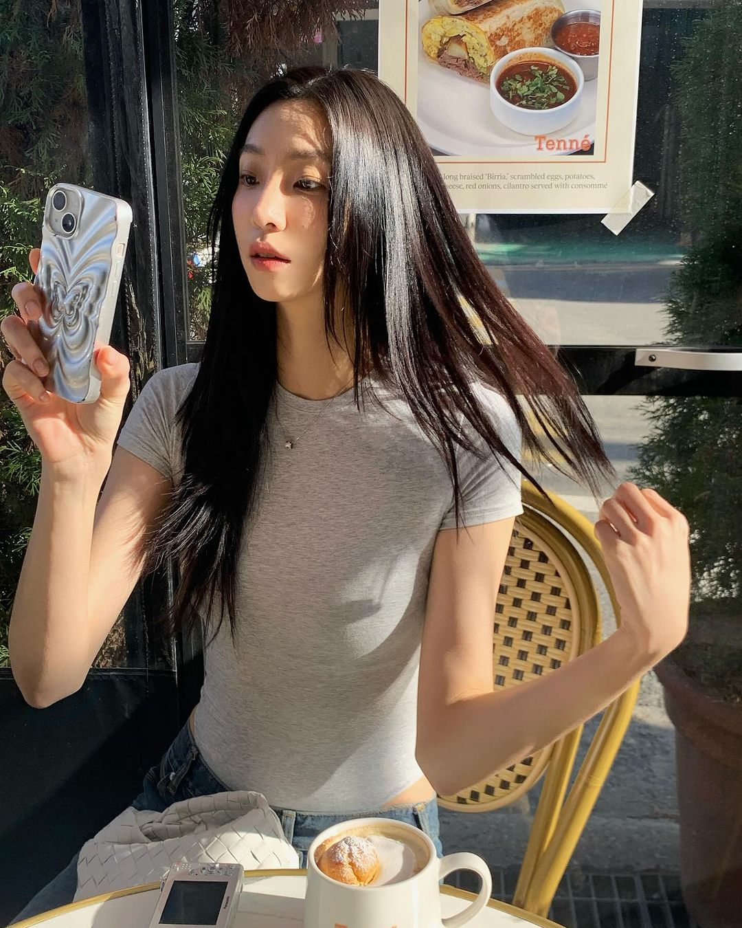 활용도 좋은 회색 반팔티룩🩶 이미지2