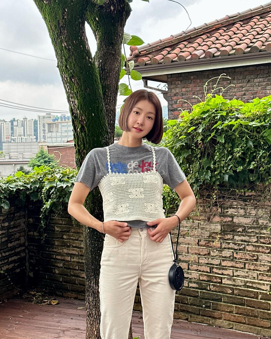활용도 좋은 회색 반팔티룩🩶 이미지7