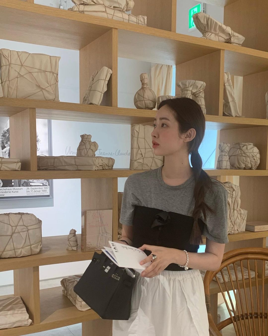 활용도 좋은 회색 반팔티룩🩶 이미지6