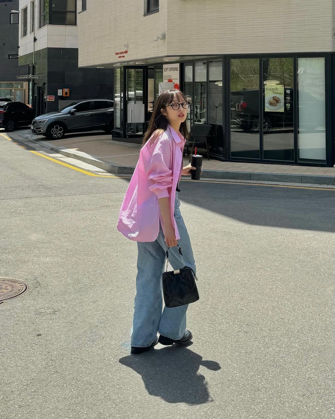 화사산뜻 핑크셔츠 입기🩷👔 이미지5