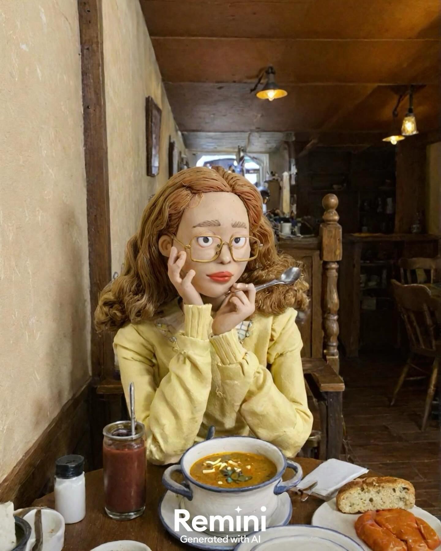 요즘 셀카야💙클레이 필터 레미니
점토 인형처럼 만들어주는 AI 필터 Remini🤳 @같이해🔥 이미지5