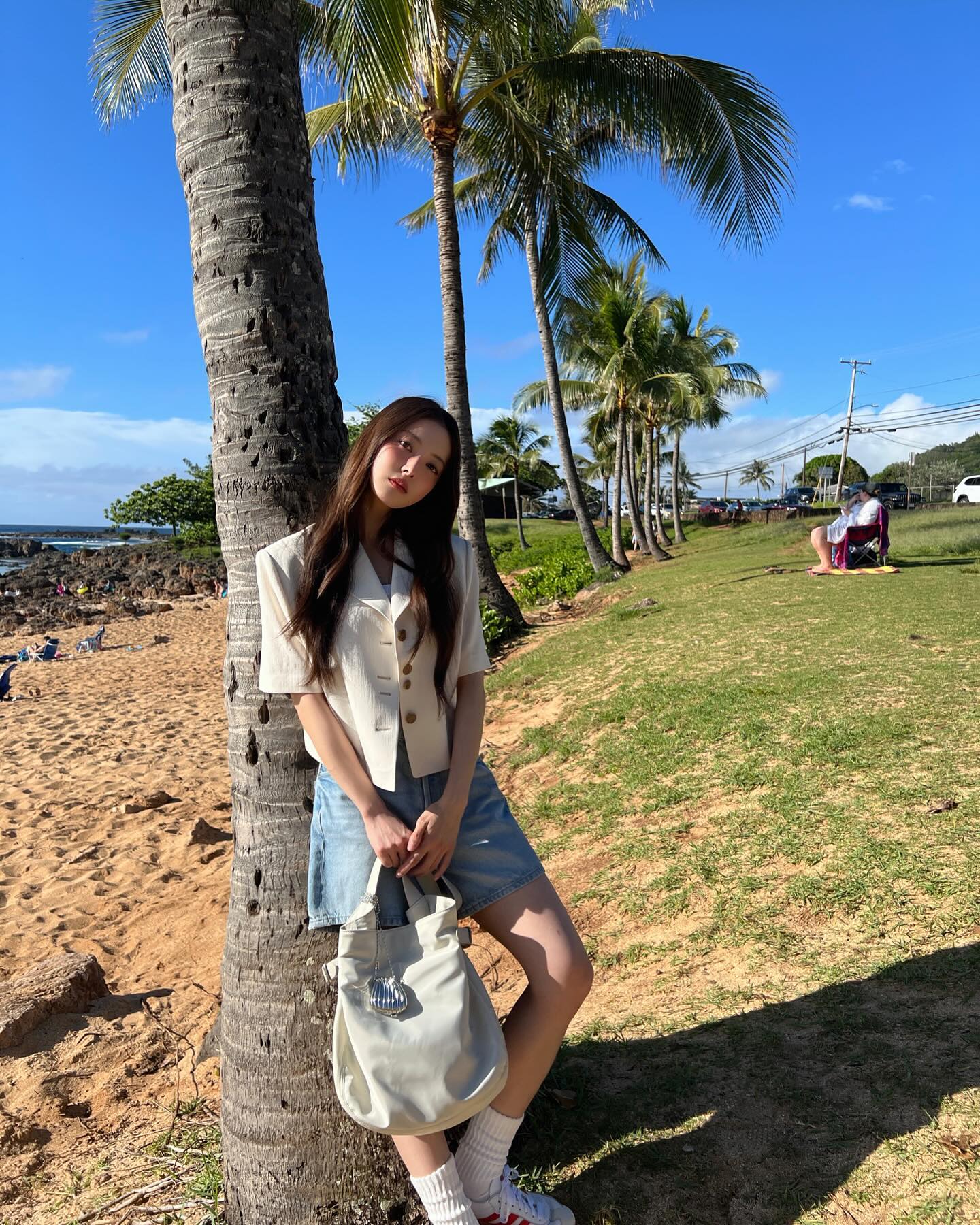 여름 캐주얼맛💙🩵버뮤다 데님 이미지