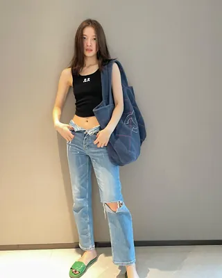 셀럽들의 요즘 데님👖🤍@리던 이미지