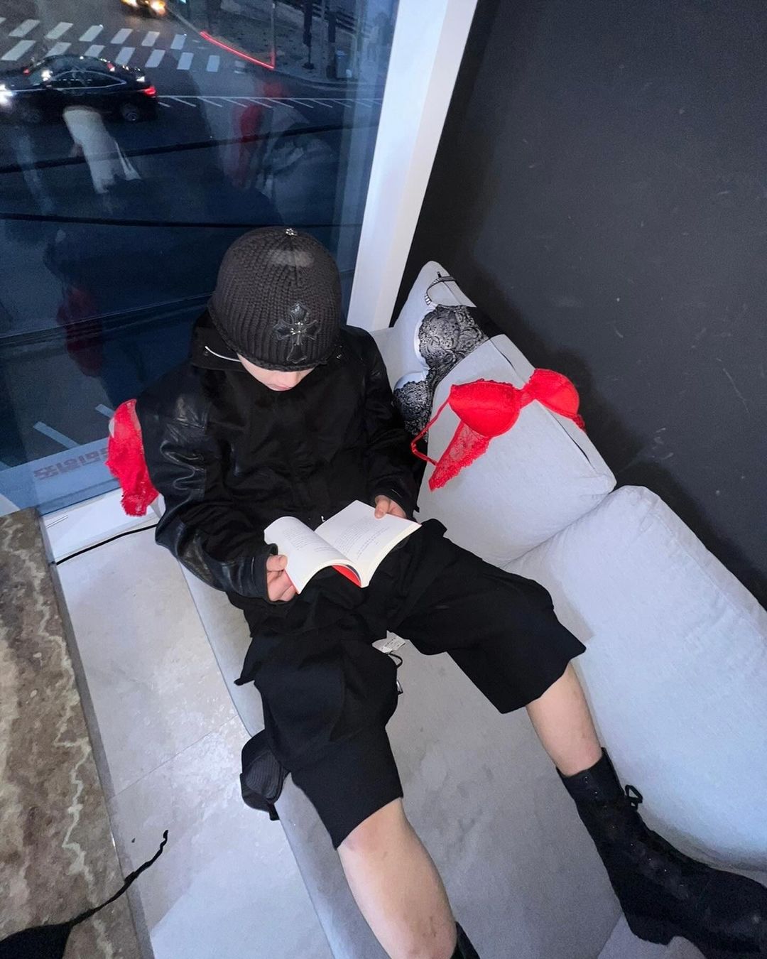 힙합은 사계절 크롬 레더패치비니✝️ 이미지3