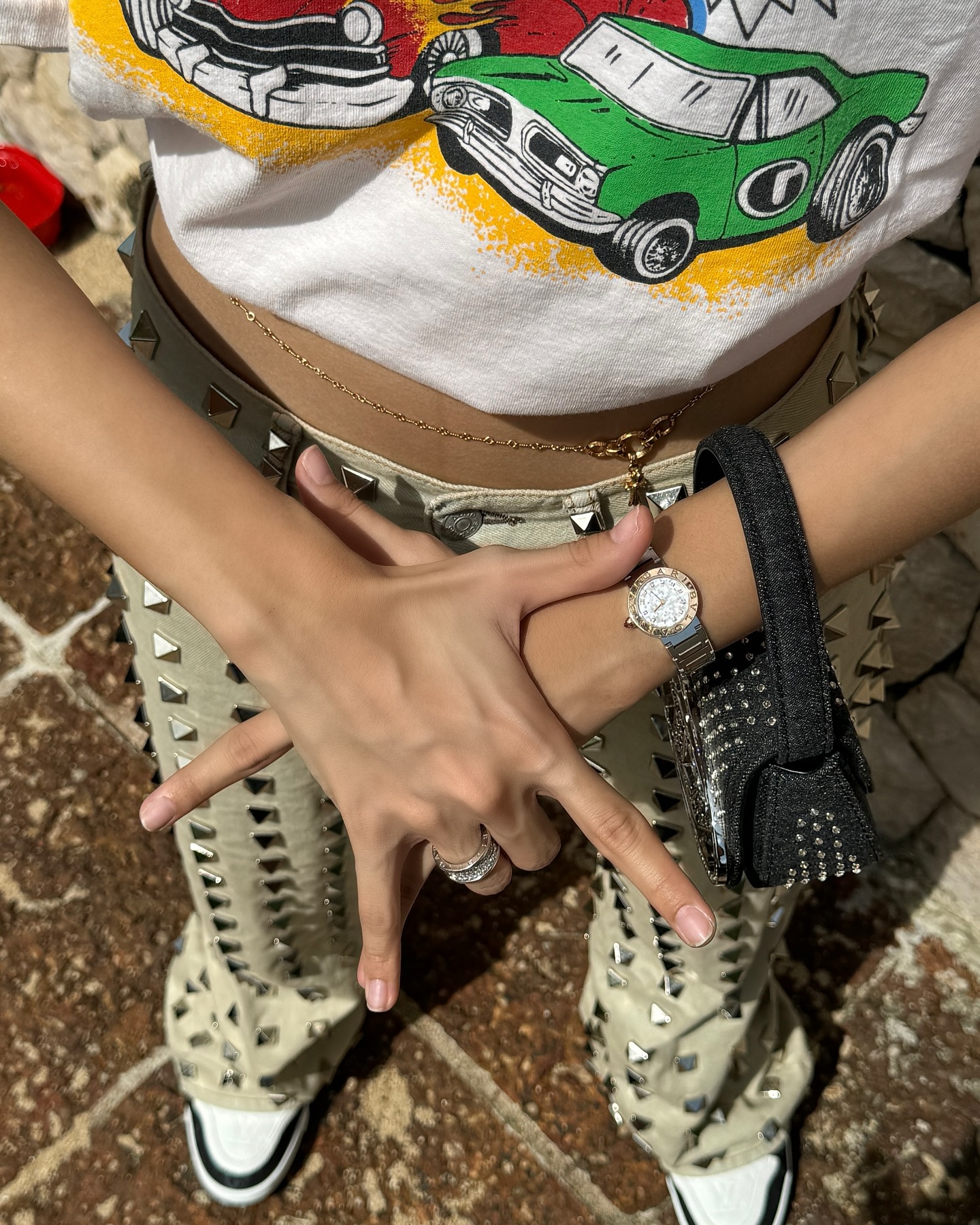 최근 리사가 선택한 디젤백⛽️👜
1DR XS-아이코닉 미니백 데님 앤 크리스탈 블랙💎🏷️94만 원

사진 5 + 6 + 7 + 8 + 9: 디젤 공식 홈페이지 이미지4