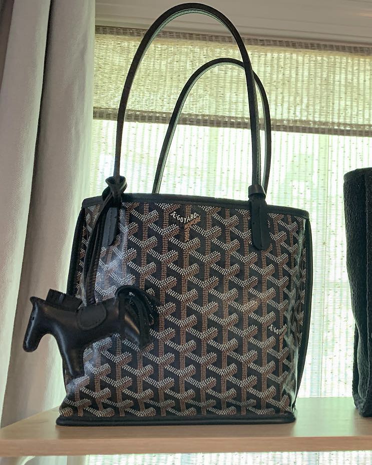 엄지원의 여행룩 미니백🖤🤎
고야드 앙주 백 미니 블랙&탄👜 가격은 290만 원.✨ 이미지8