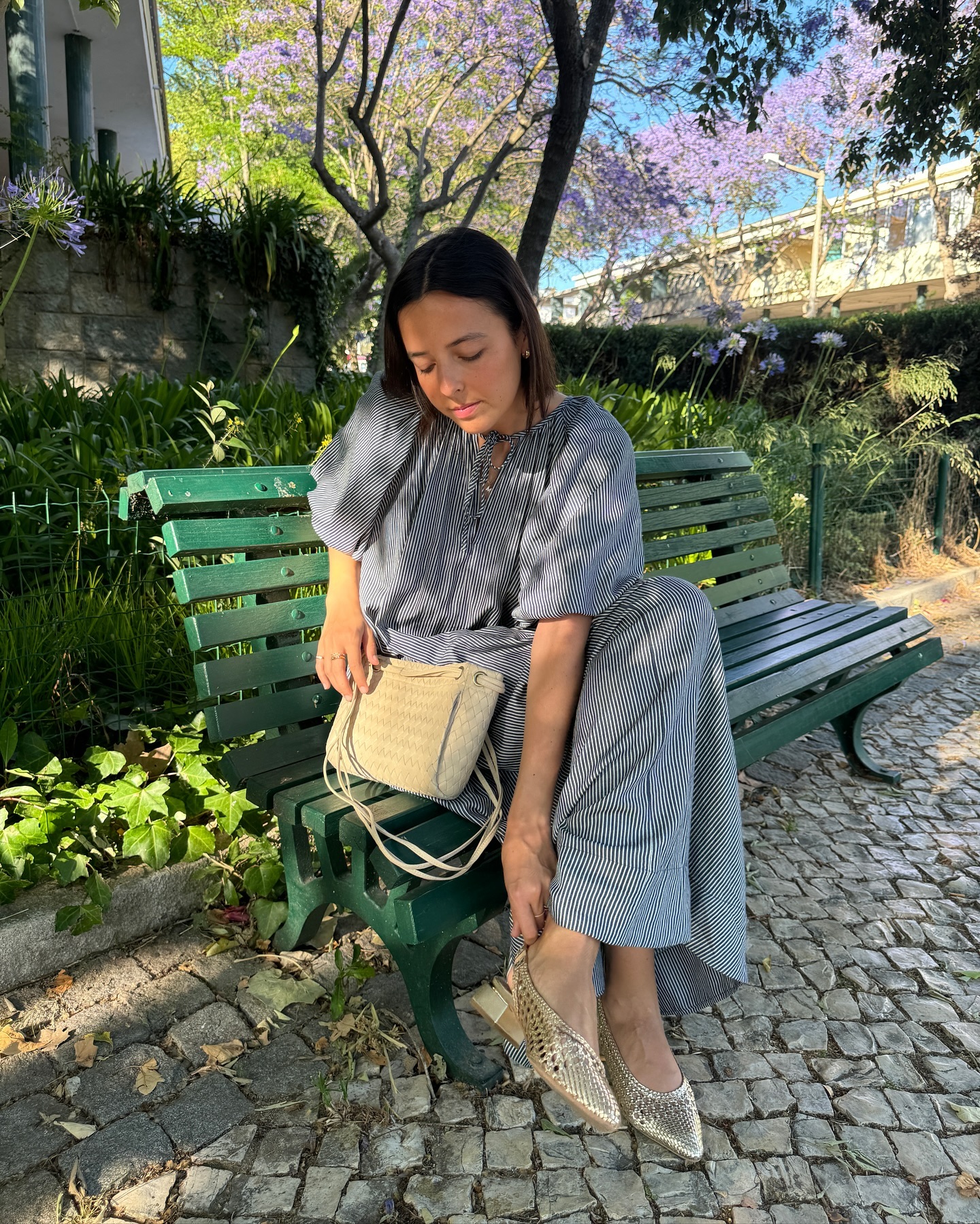 미니멀 코디에 퍼프 포인트 주기💟 이미지6