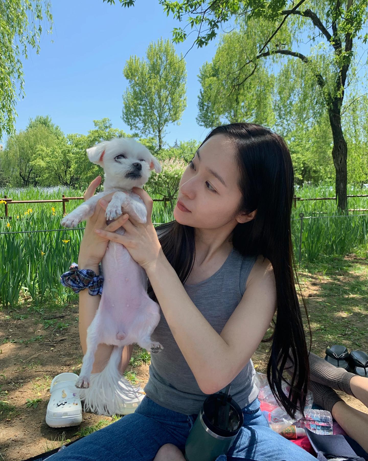 언니들 여름시크템🩶🩶회색 나시 이미지
