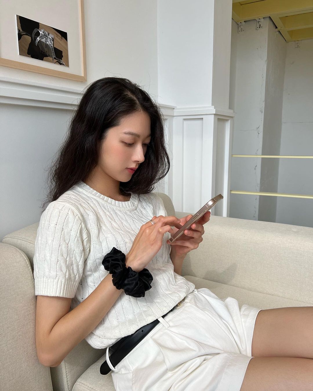 청순캐주얼 화이트쇼츠🤍 이미지
