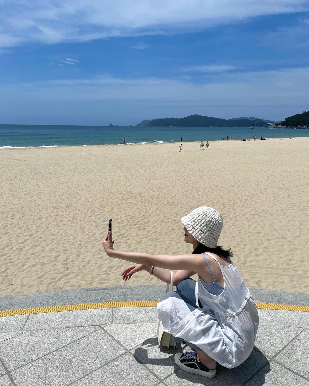 여름이니까 크로셰모자🤍✨ 이미지"