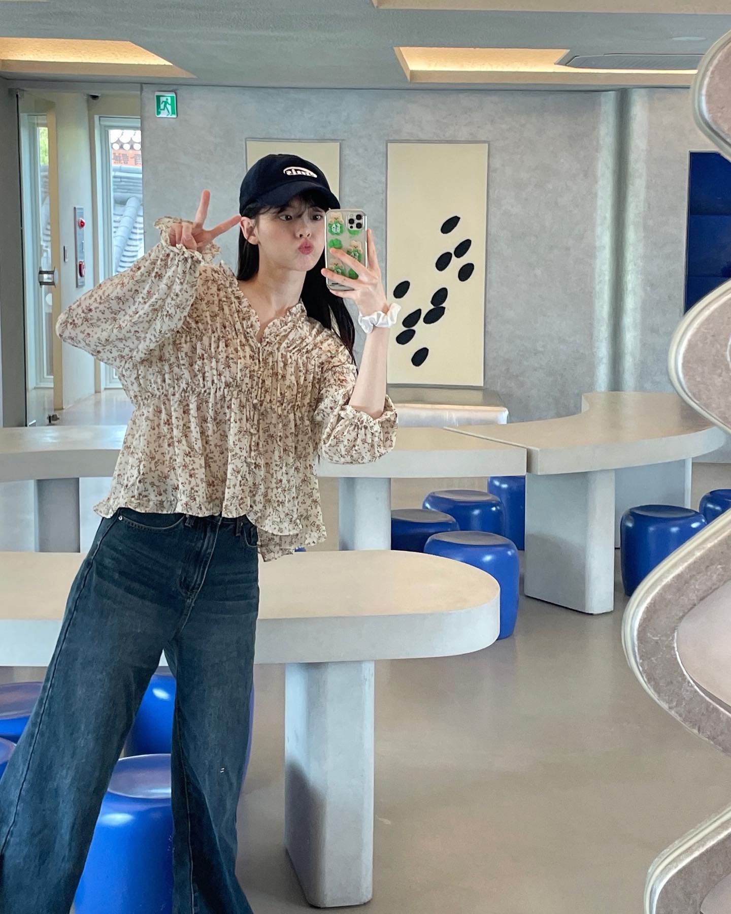 러블리힙 볼캡룩🧢💕배우 한수아 이미지6