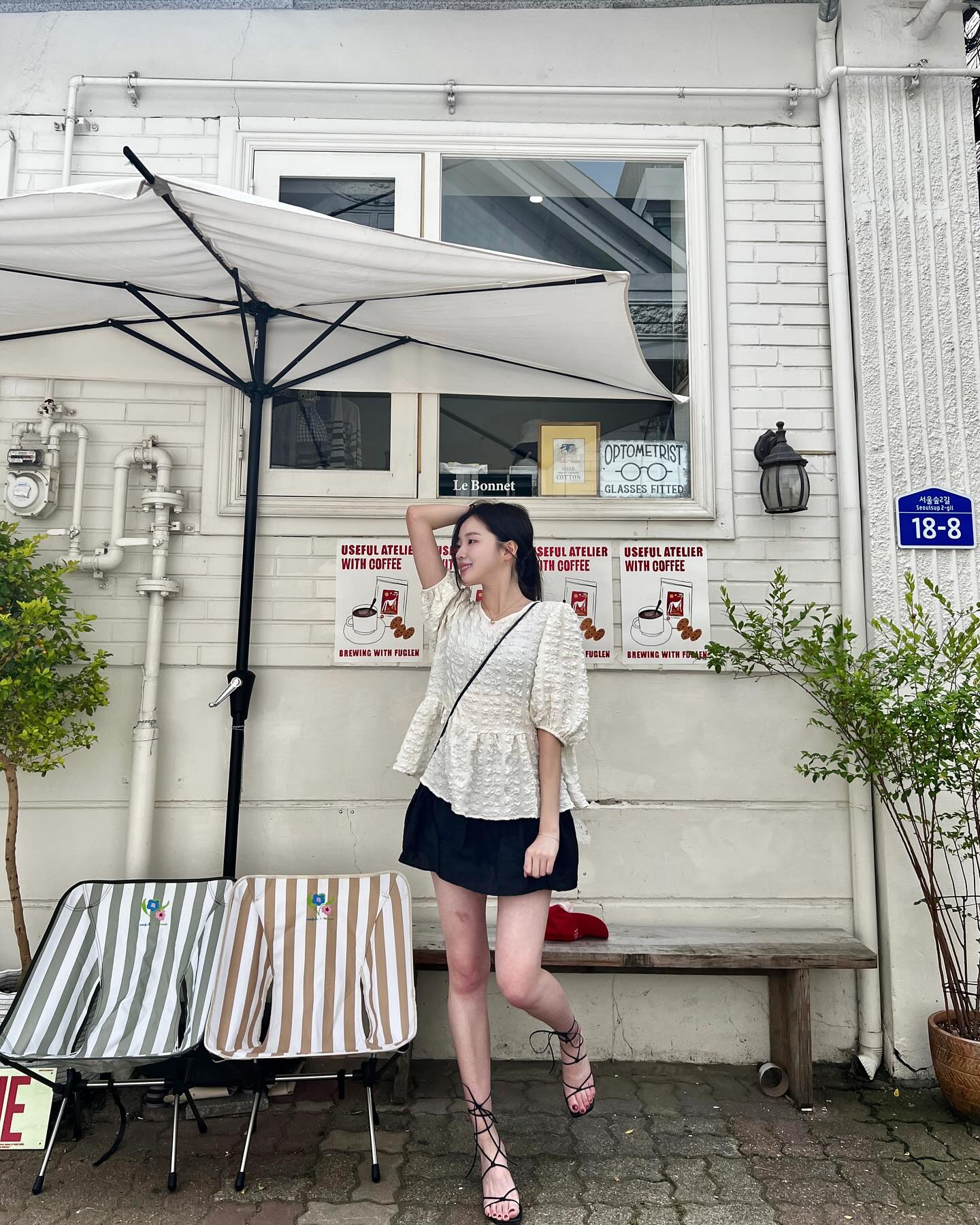 늘씬핏 미니스커트룩🖤🤍강나언  이미지2
