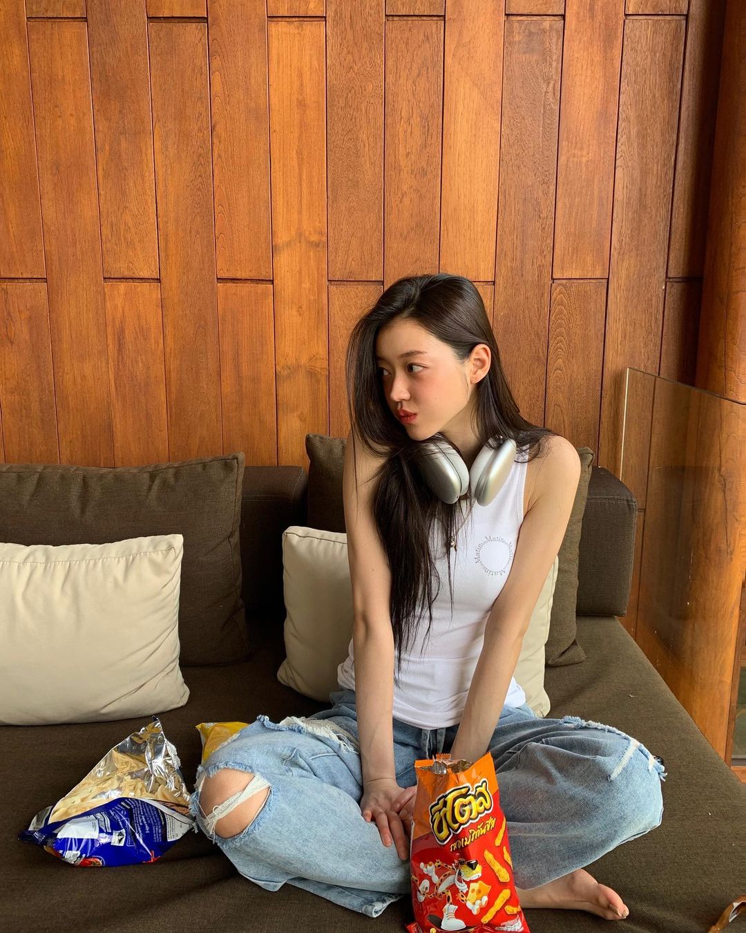 더울땐 쿨한 화이트 민소매🤍 이미지