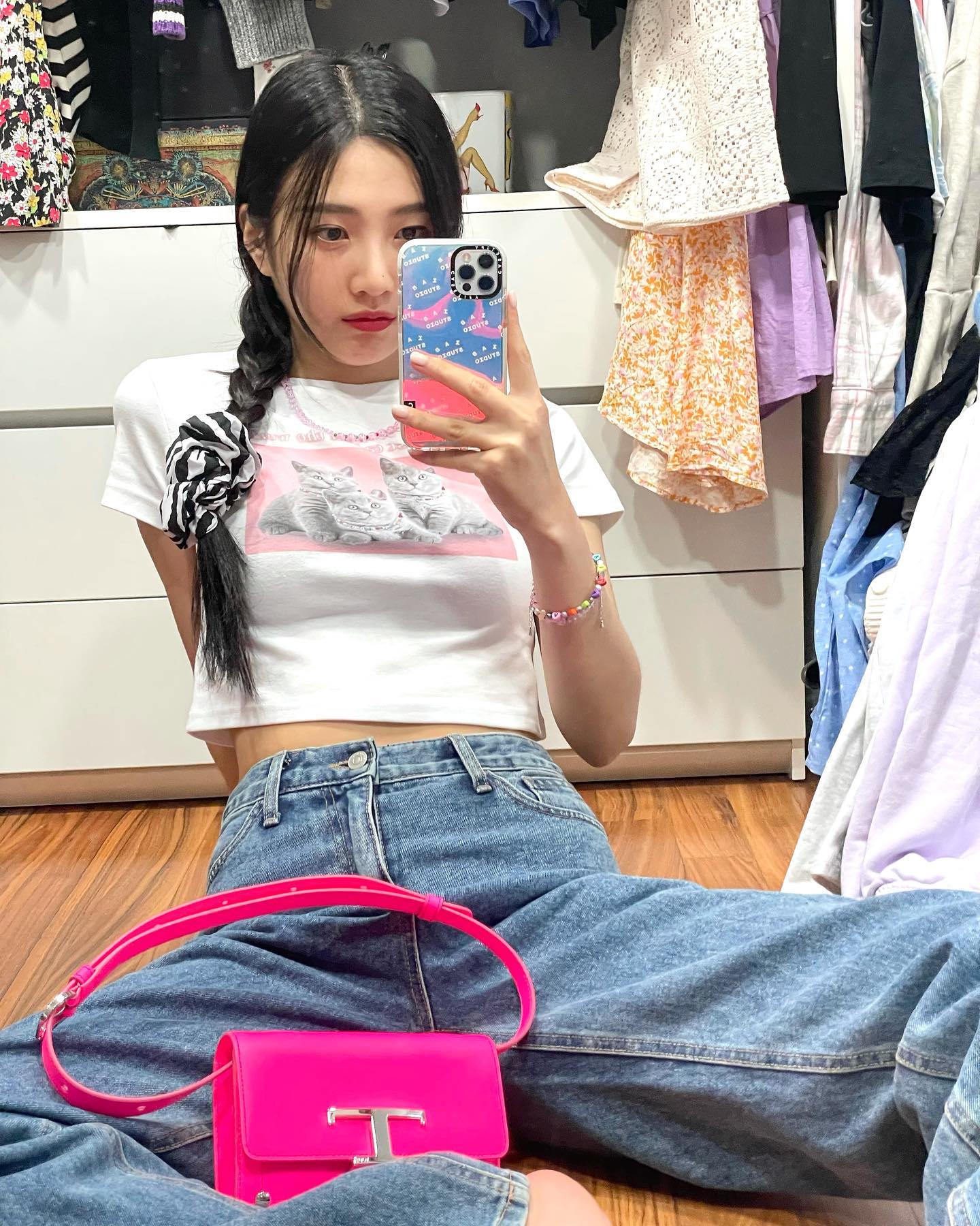 베이직패션🤍💙조이의 흰청코디 이미지5