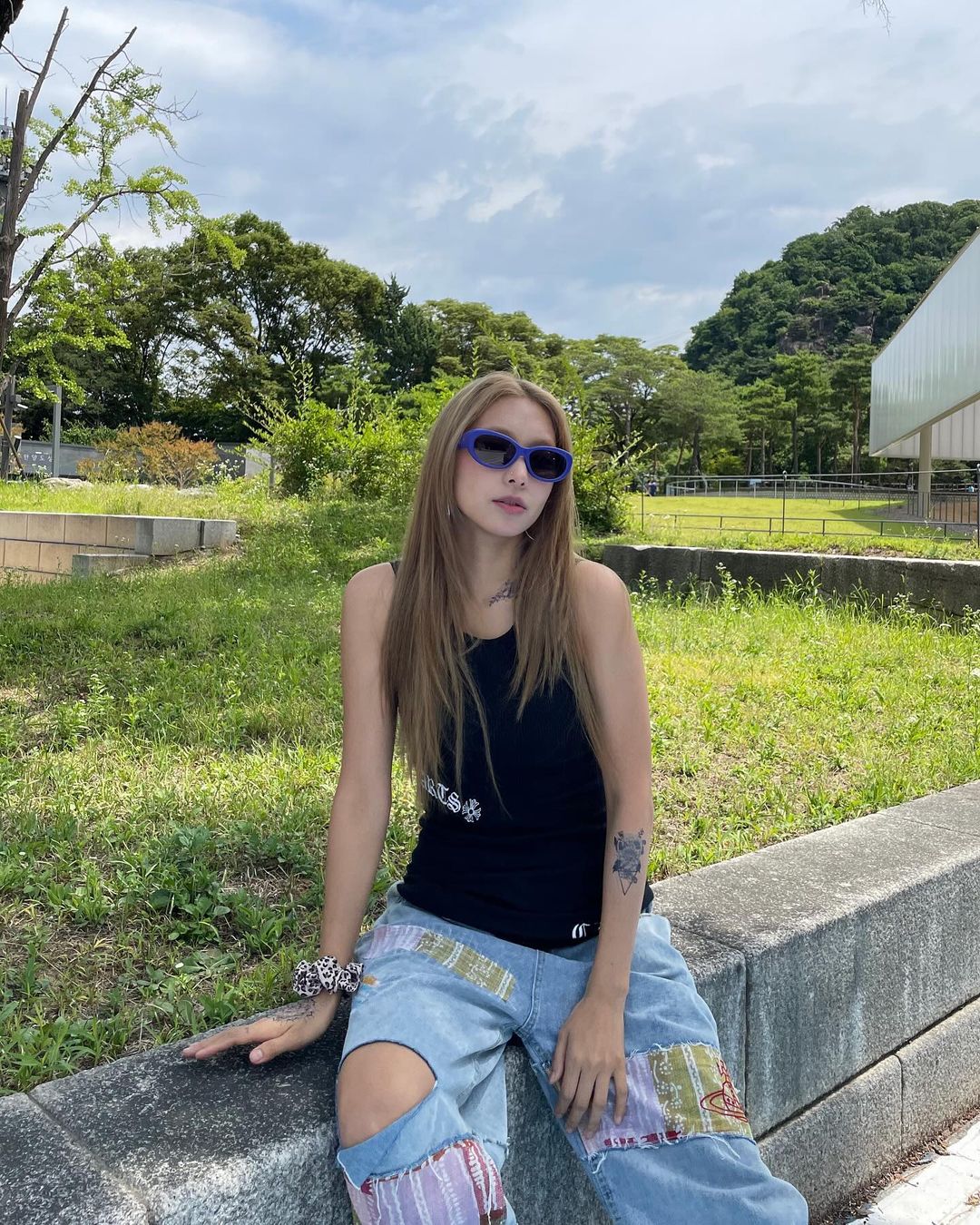 더울때 필요해🖤크롬하츠 민소매 이미지