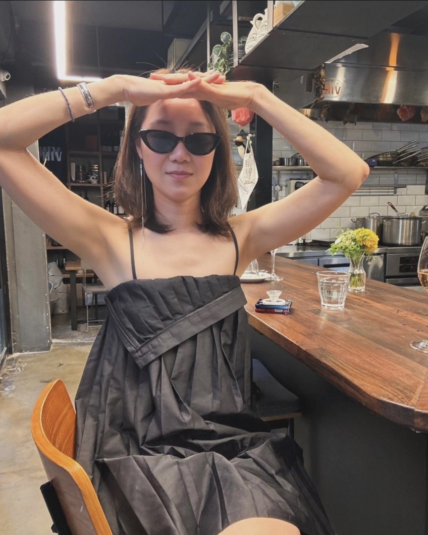 여름 시크템🖤블랙 민소매 원피스 이미지