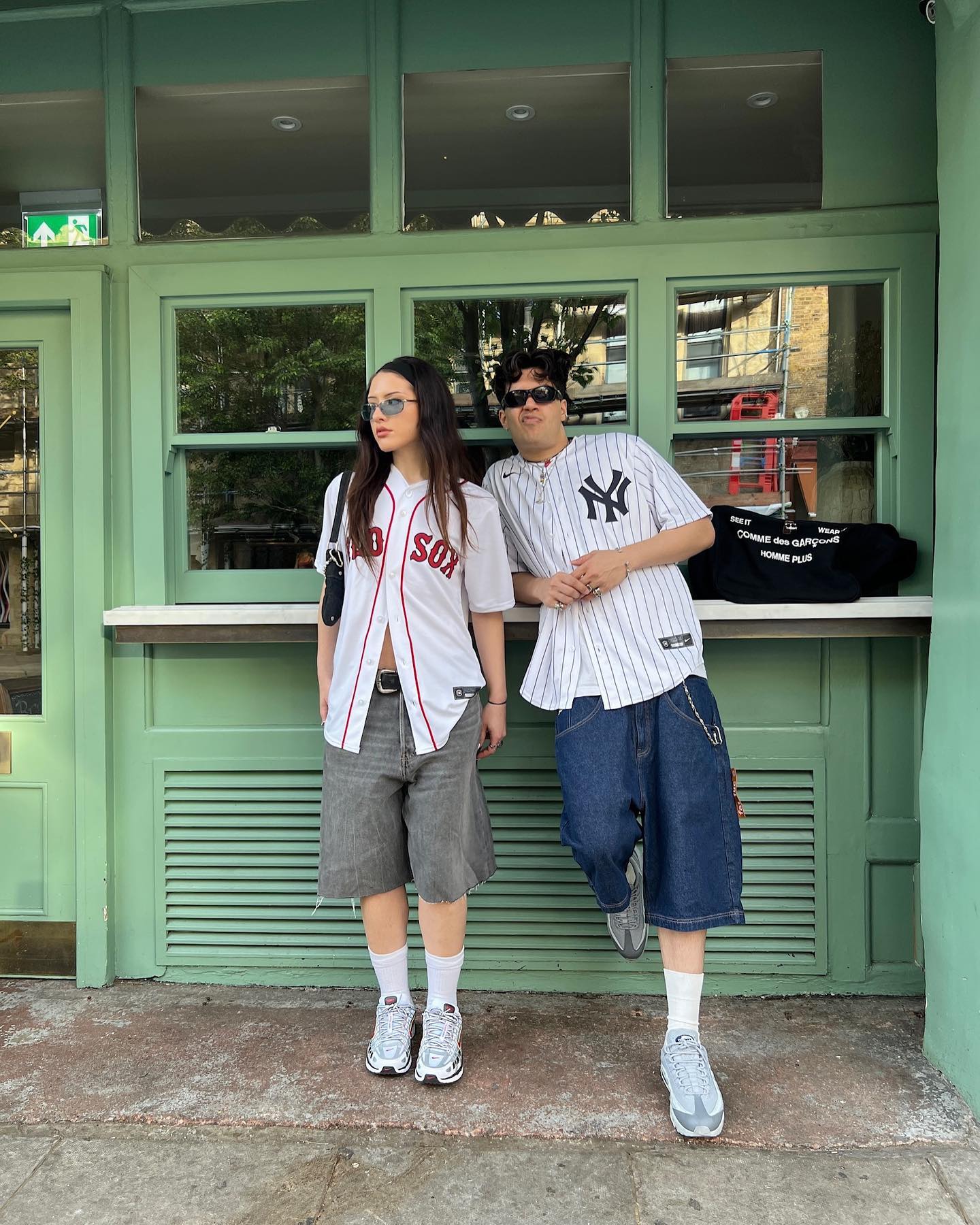 커플룩도 블록코어 트렌드⚽️🥅 이미지