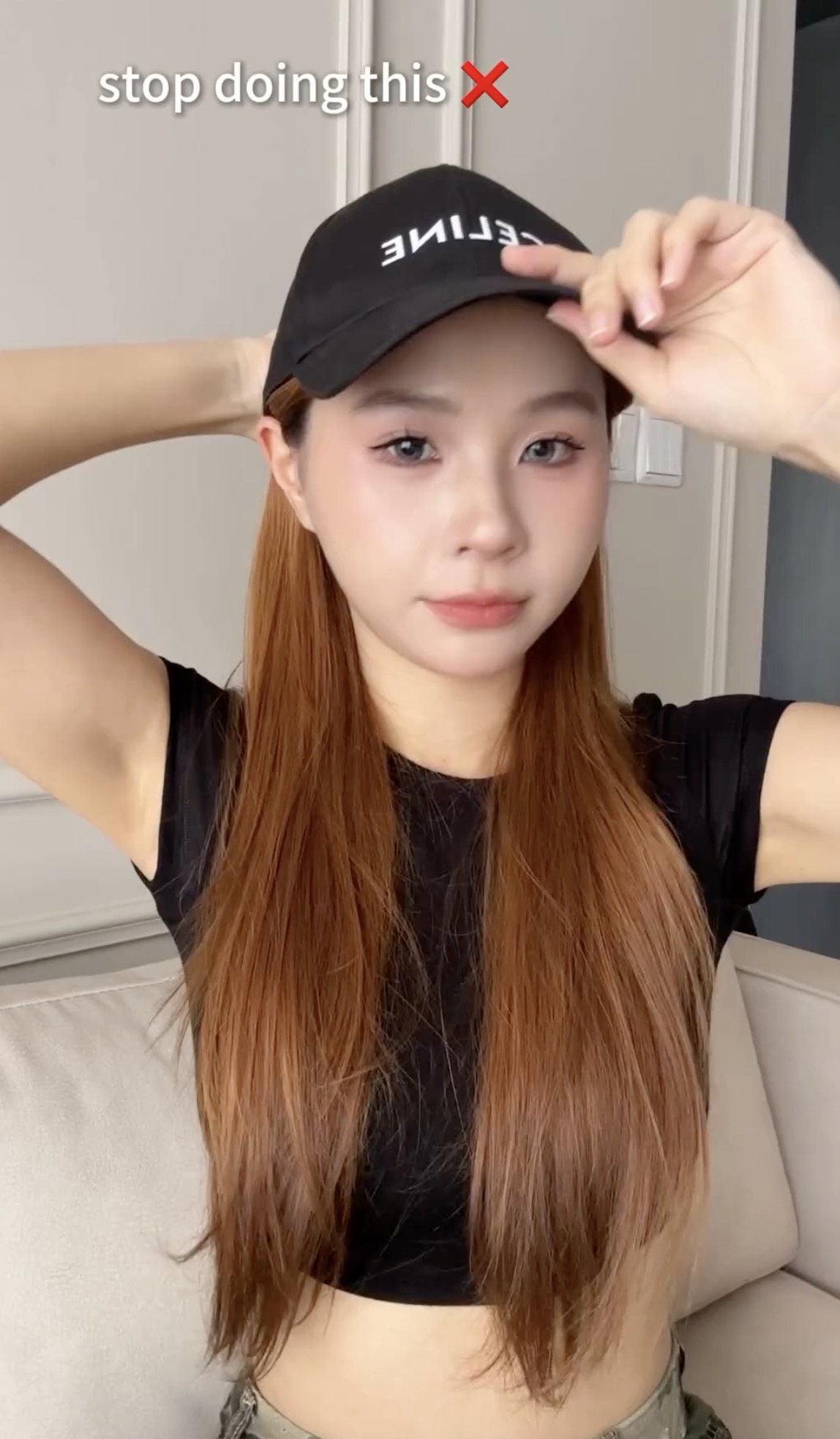 모자 쓸 때 중요한 옆머리 볼륨❗️
머리끈 하나로 볼륨 쉽게 만들자✔️ 이미지