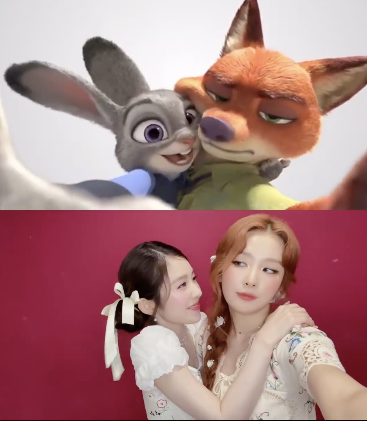 마침내 이 케미를 보다니..💕
아이린&슬기의 닉주디 챌린지🦊🐰 이미지