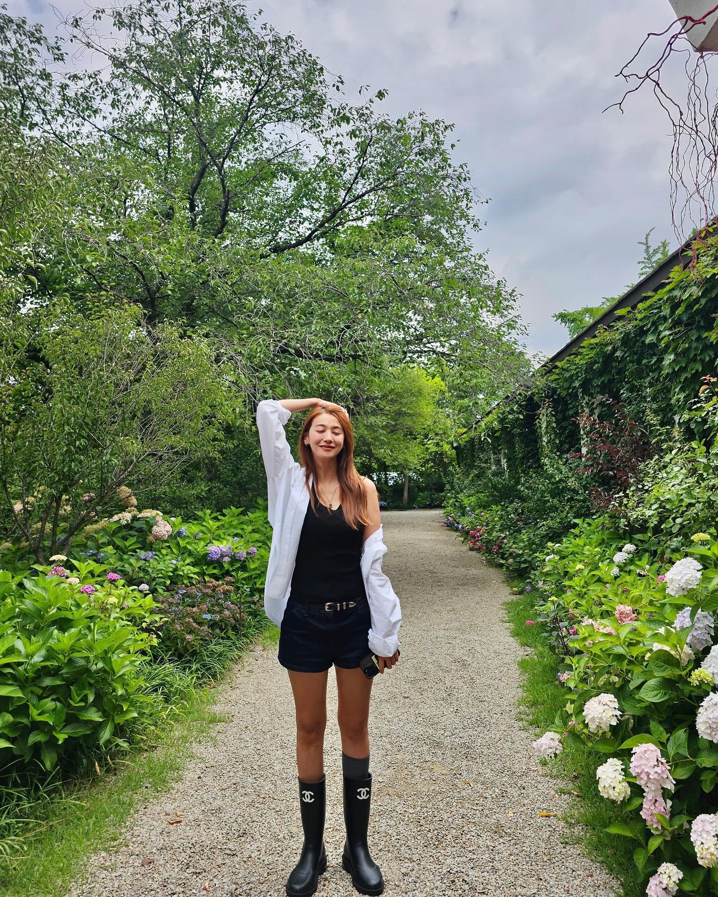 셀럽 픽🖤✨샤넬 레인부츠 @탐나 이미지