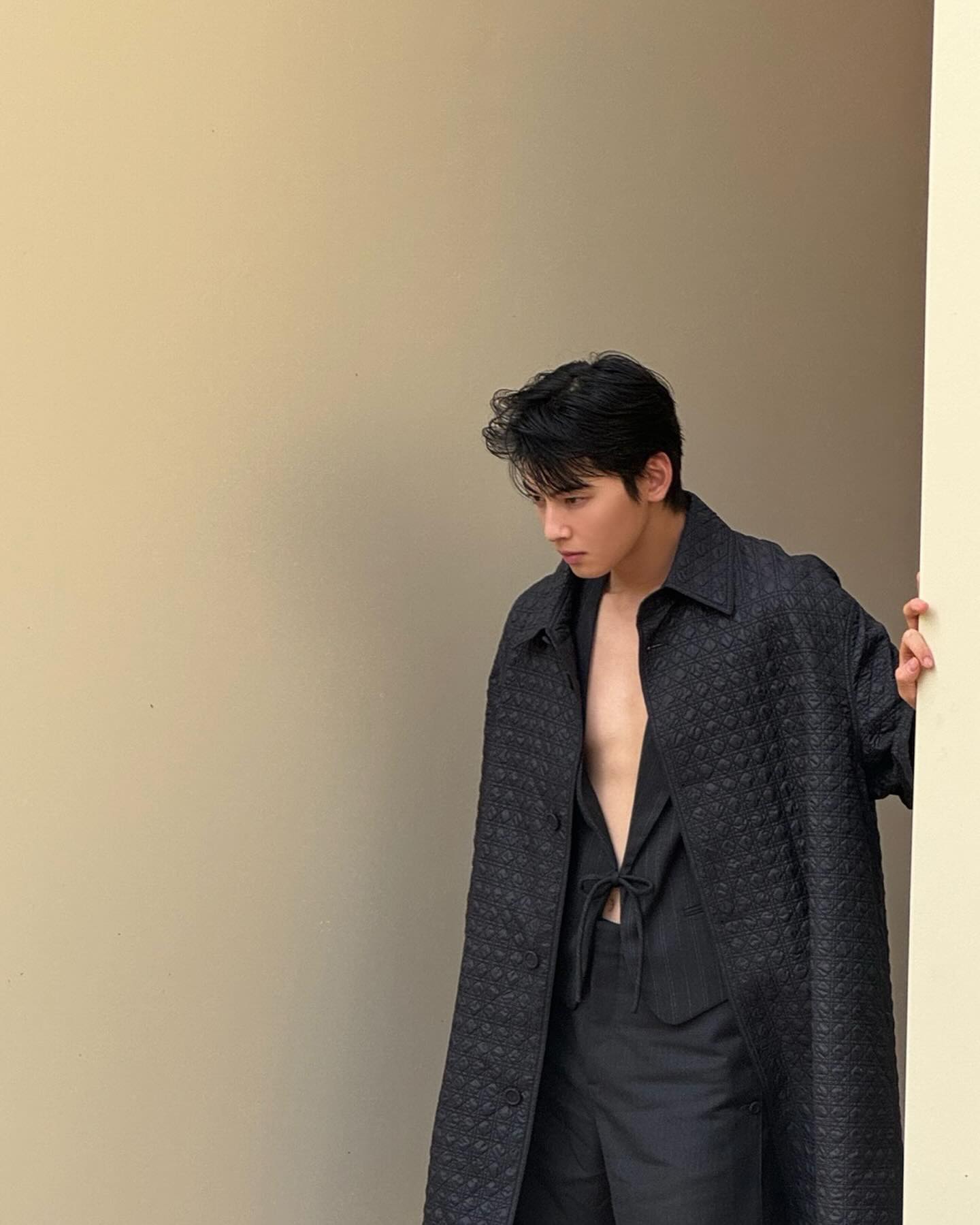 양심껏 운동은 안했으면 좋겠는 차은우💪🏻🥊 이미지5