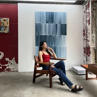 강렬한 포인트❤️레드 민소매 이미지