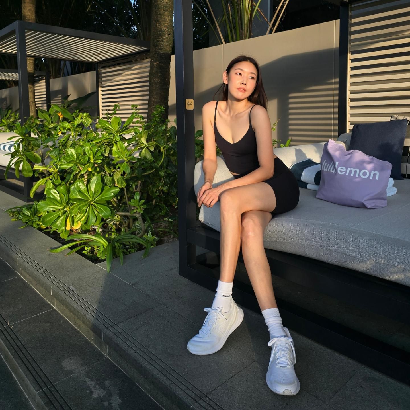편하지만 힙한🖤바이커쇼츠 룩 이미지