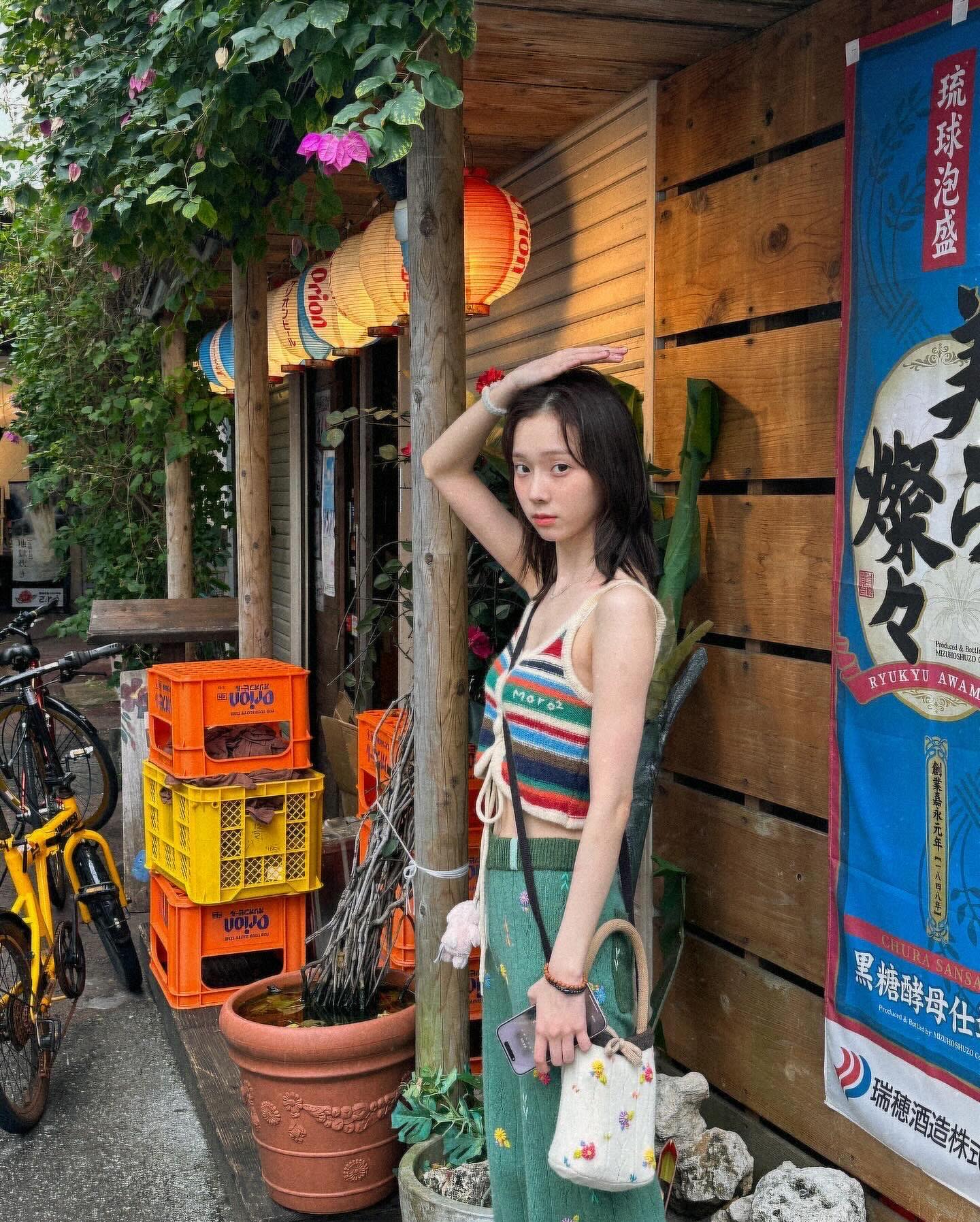 썸머 포인트템🌈알록달록 크로셰탑 이미지1