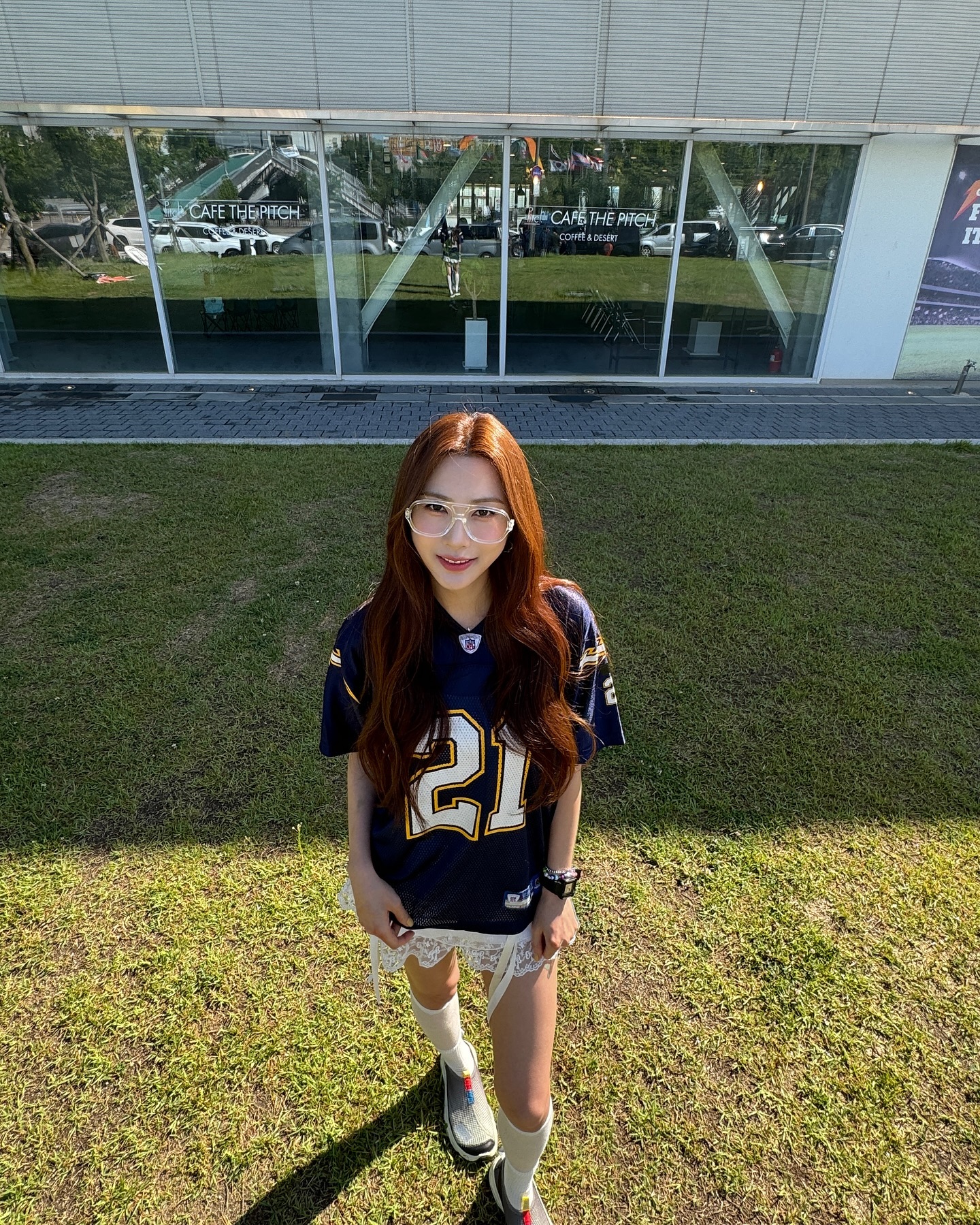 블록코어할 때 포인트 챙기기🏈 숫자 레터링 있는 반팔티로 포인트✔️주말엔 블록코어 @해볼까 이미지