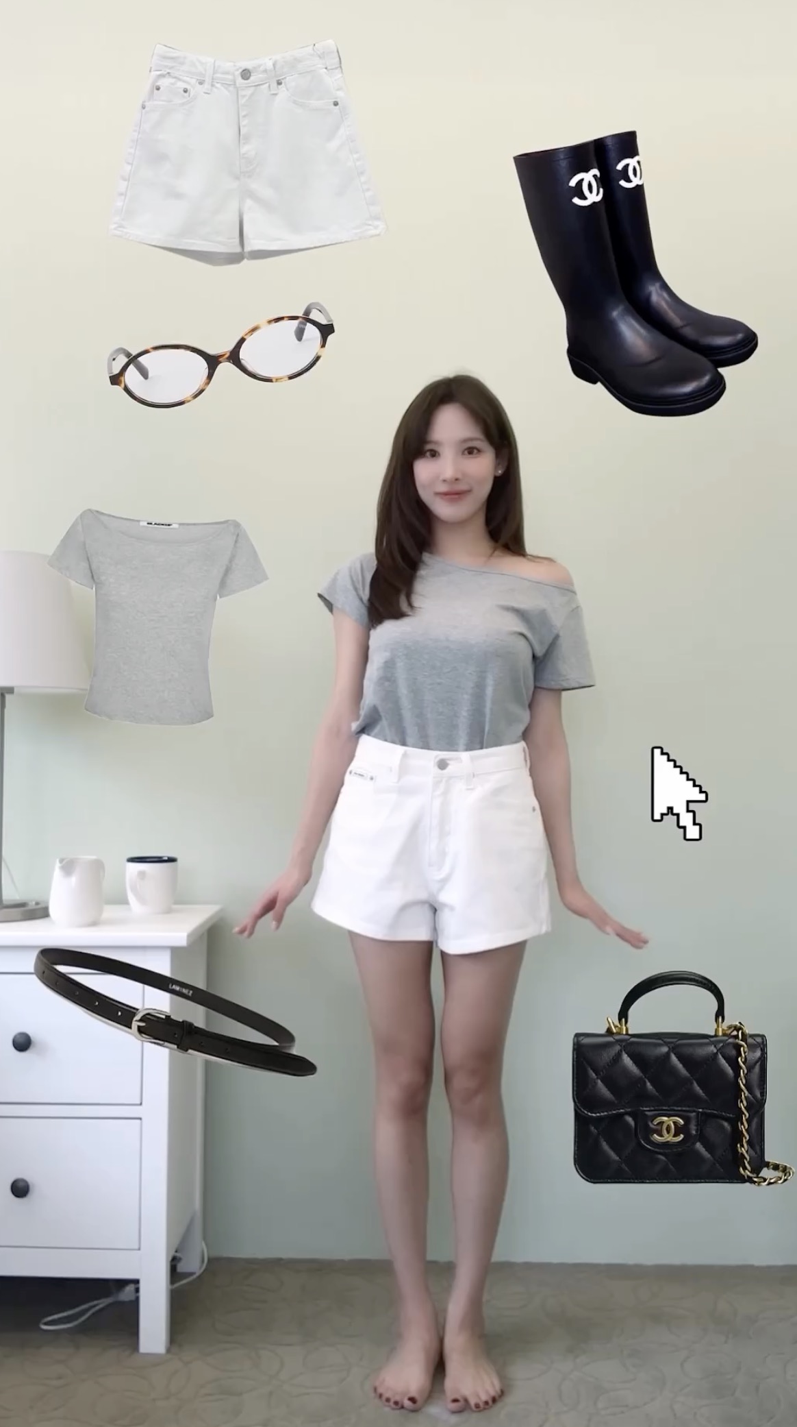 옷 입히기 컨셉 취저💘@이나연
장마철에는 나연언니처럼 기본템으로 코디하자🩶 이미지