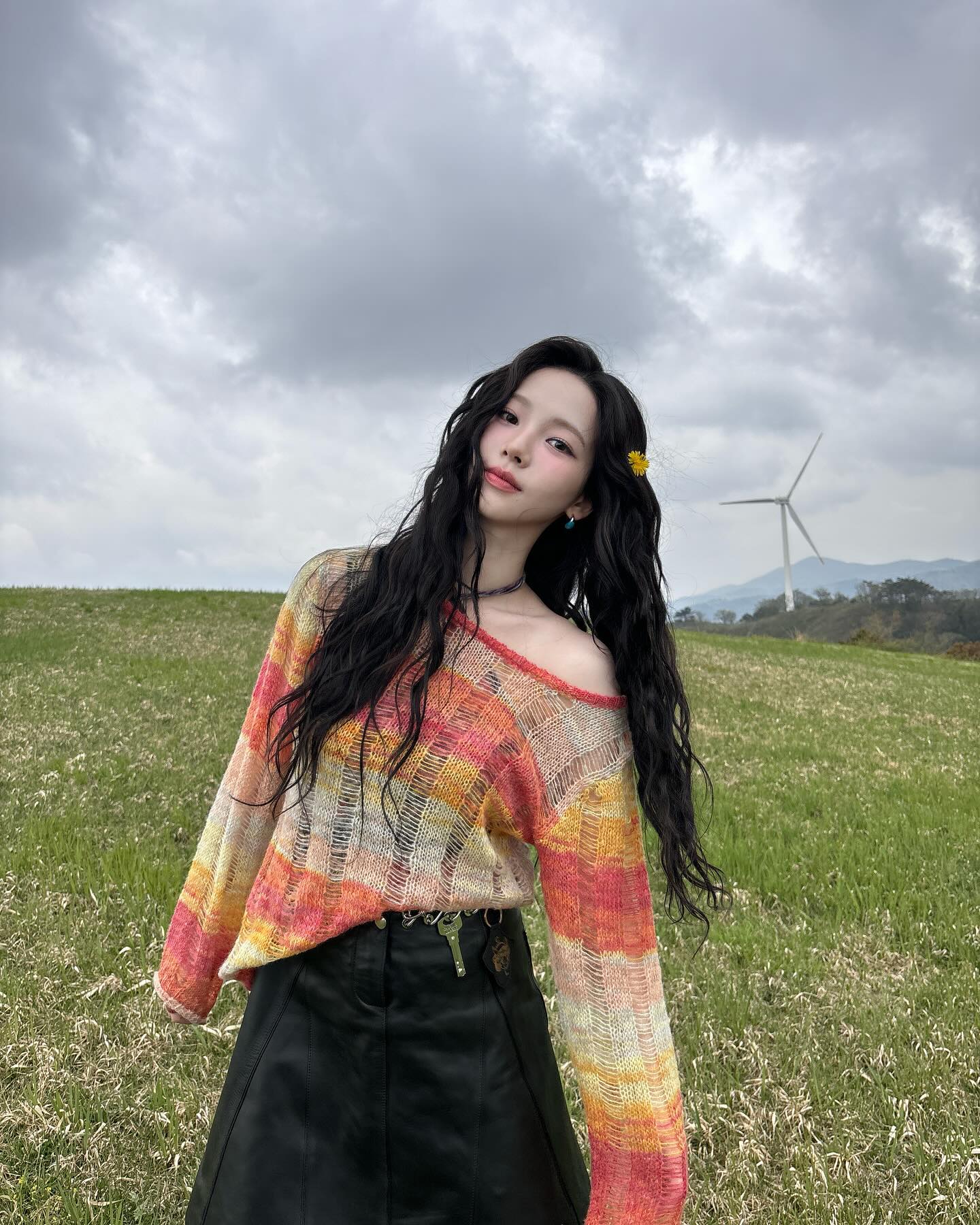 여름 살안타템☀️그물&시스루 니트 이미지
