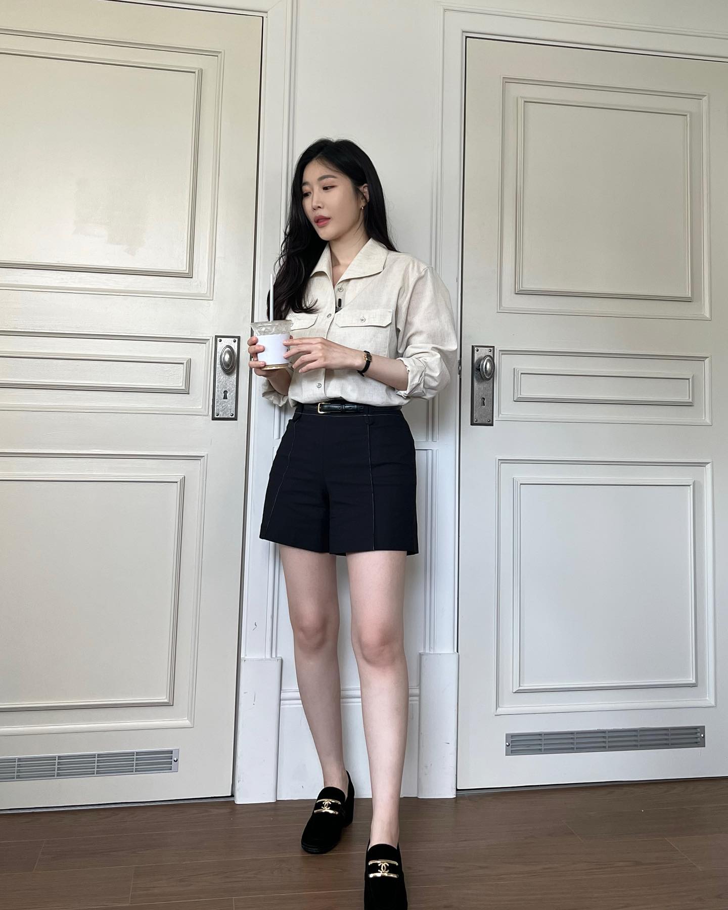 심플 출근룩 필수템🤍숏슬랙스 이미지4