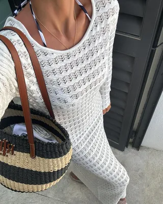 바캉스룩으로 크로셰 원피스🧶👗 이미지