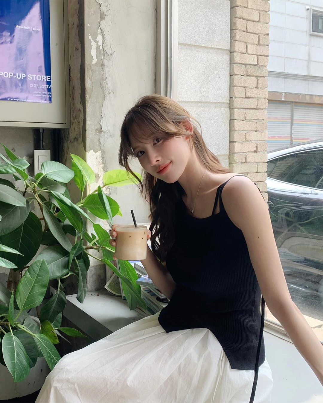 여름 러블리💘민소매&화이트 롱 이미지2