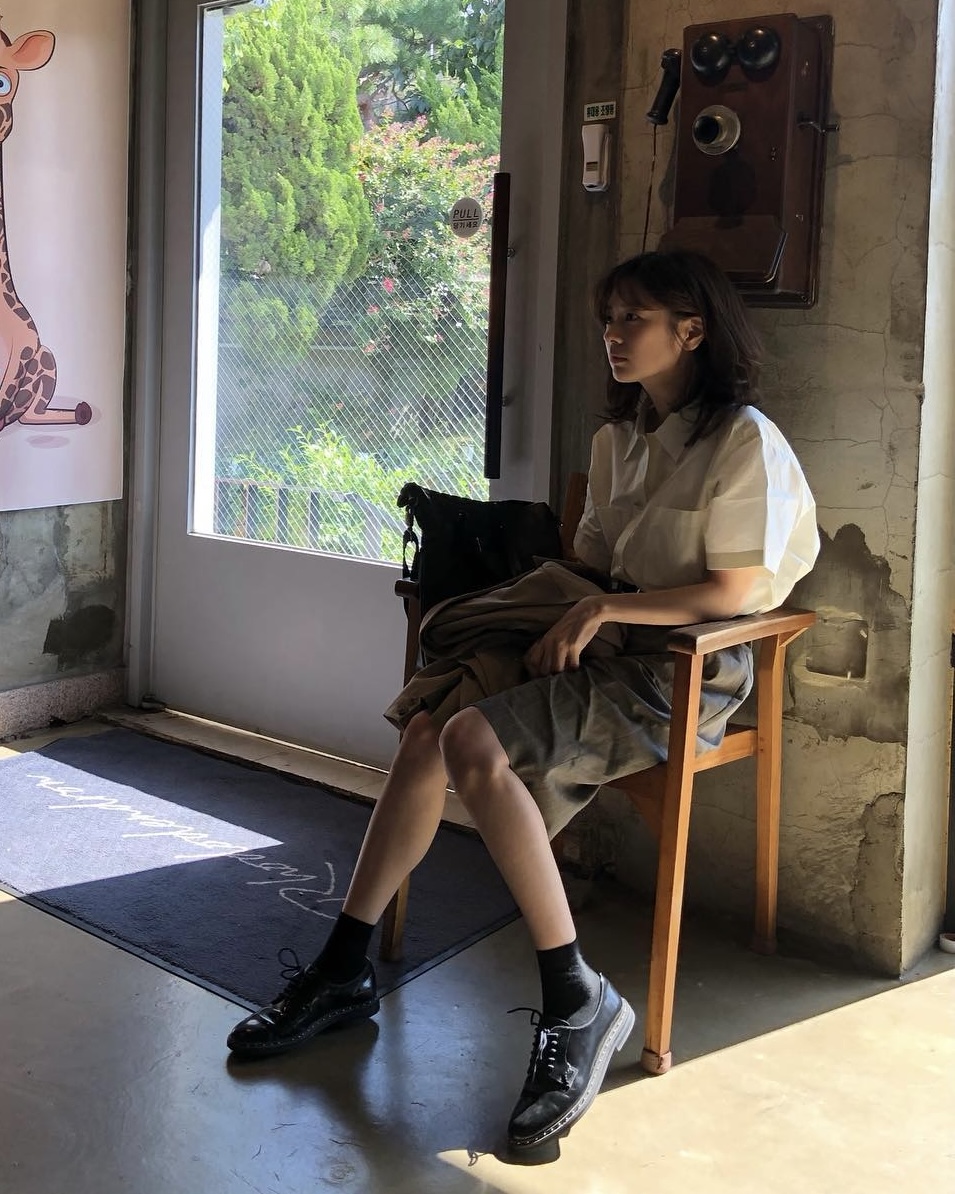 단정한 출근 무드엔 숏슬랙스🖤🤍 이미지