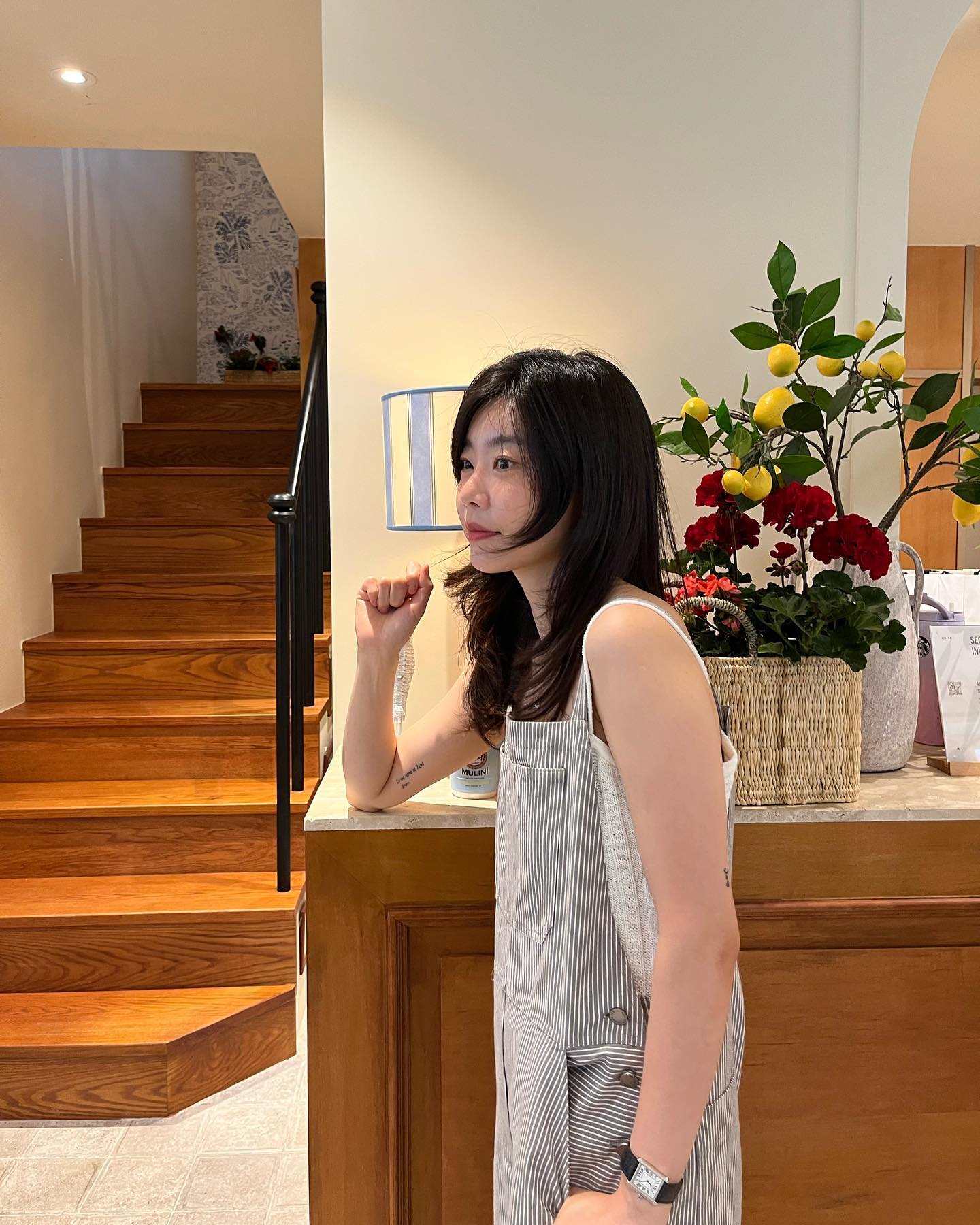 여름 캐주얼 맛🍉 민소매&오버롤 이미지