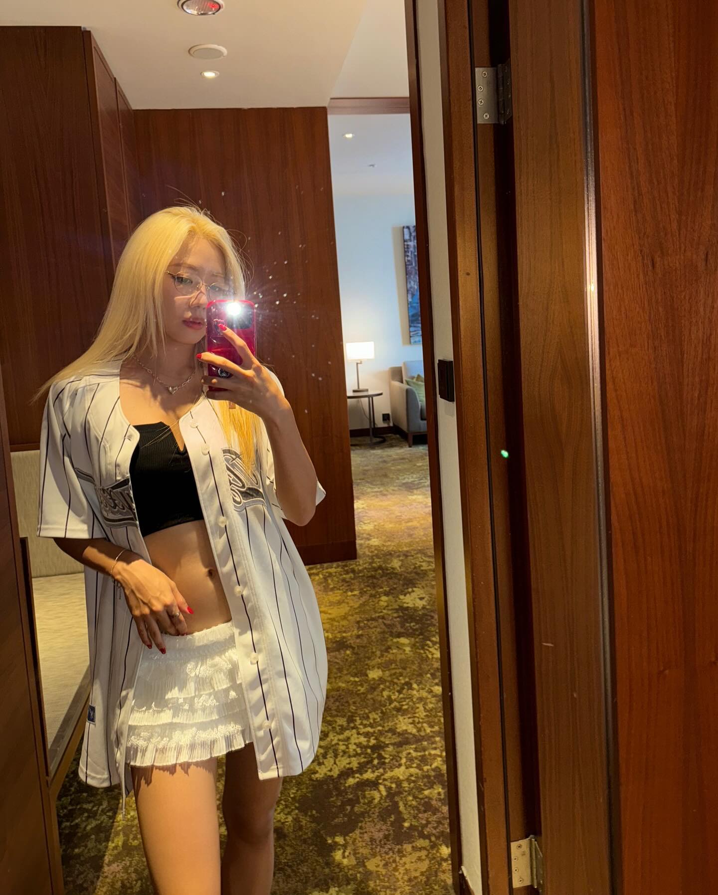 블록코어에 스커트 믹스매치⚽️🩷 이미지7
