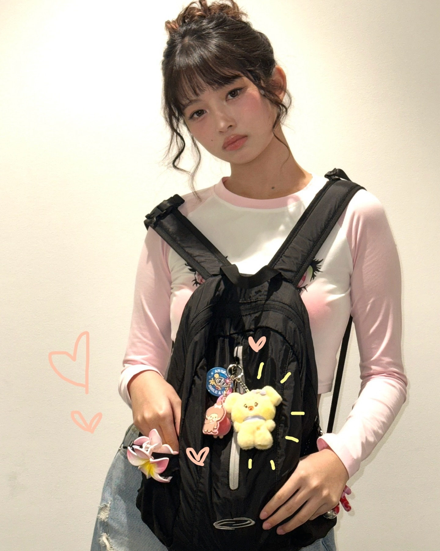 가방에 귀여운 내 미니미 키링🧸 이미지