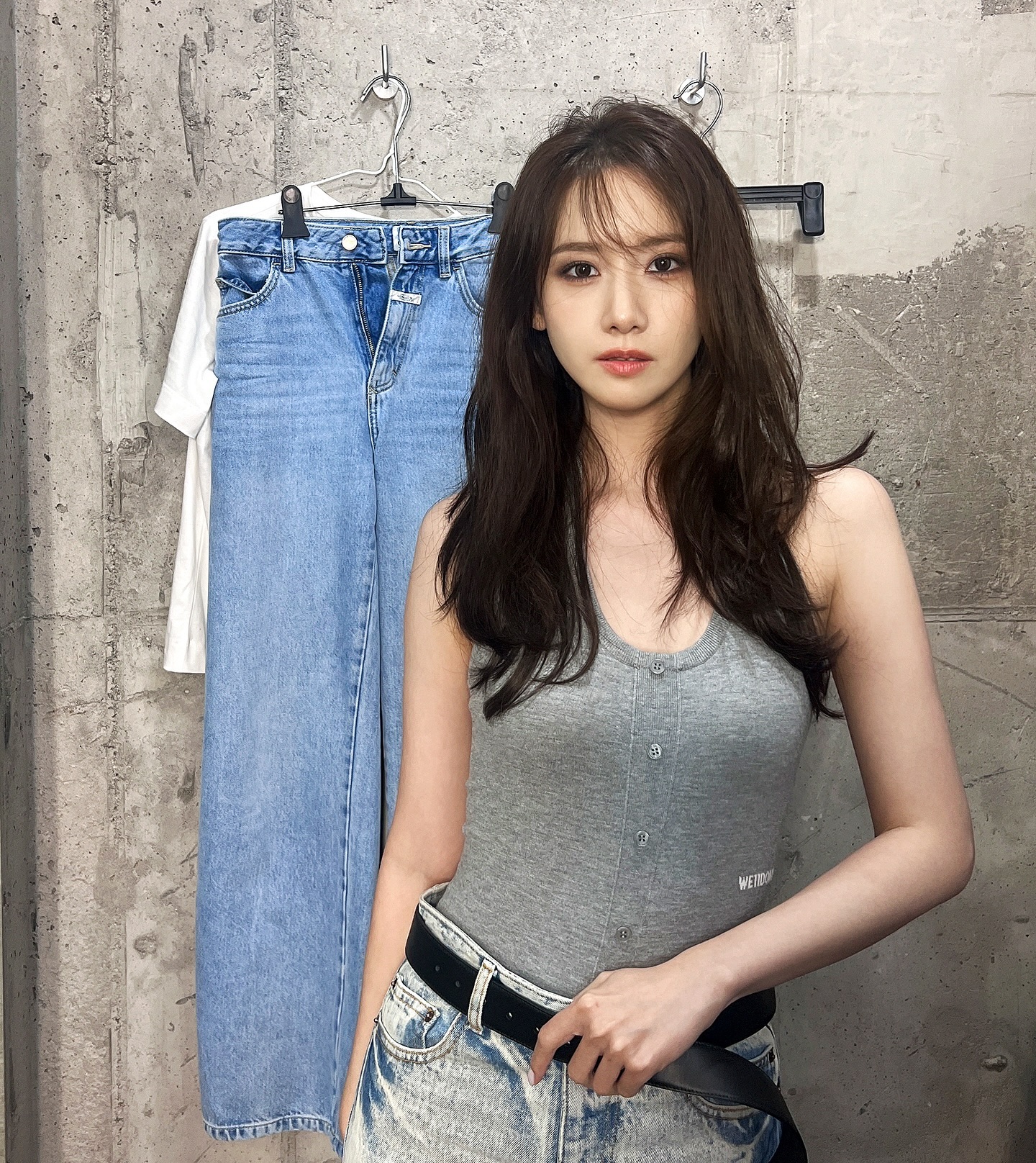 데님에 탱크탑🎨다양한 컬러 매치 이미지6