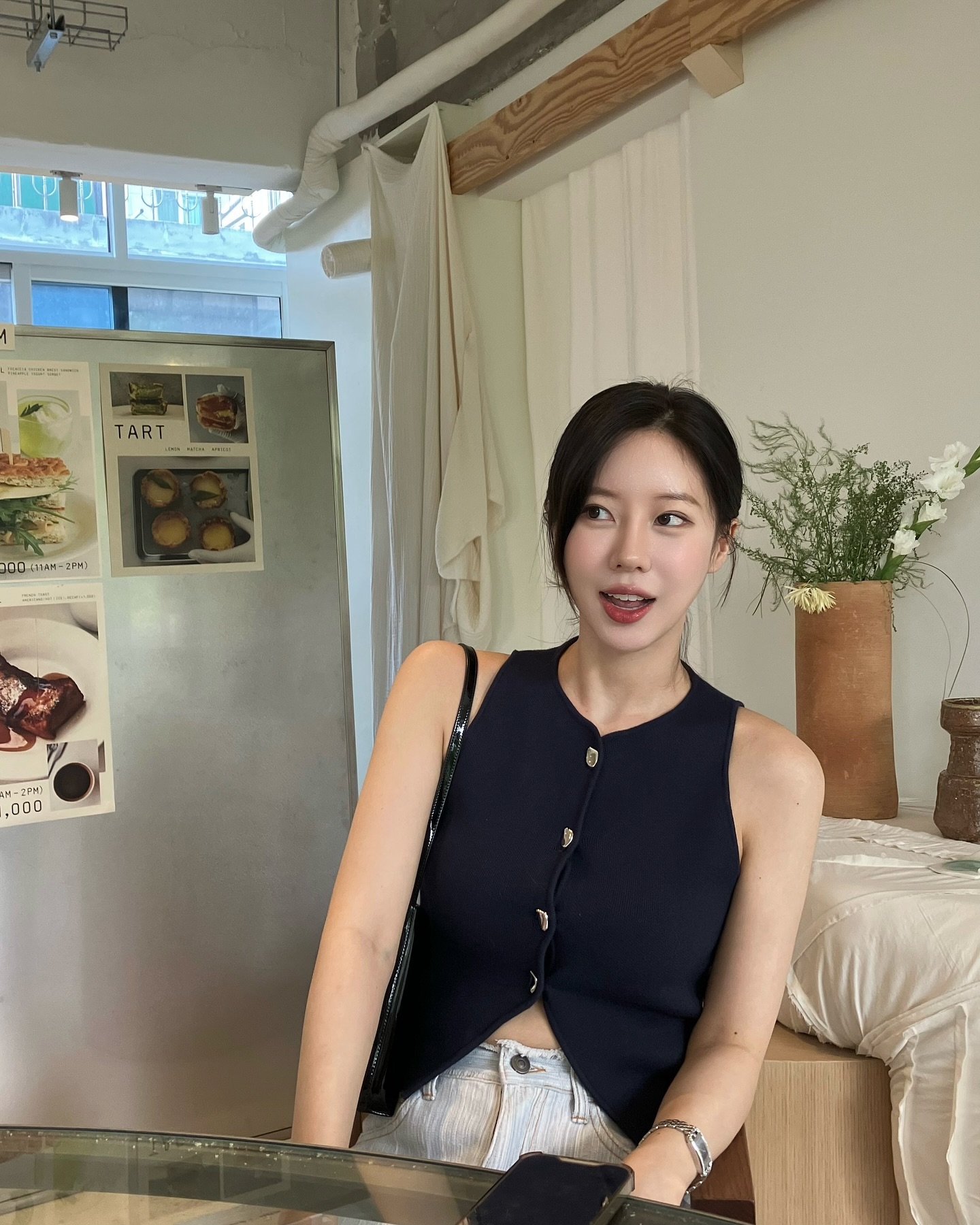 색다른 데님&니트 수트 베스트🖤 이미지5