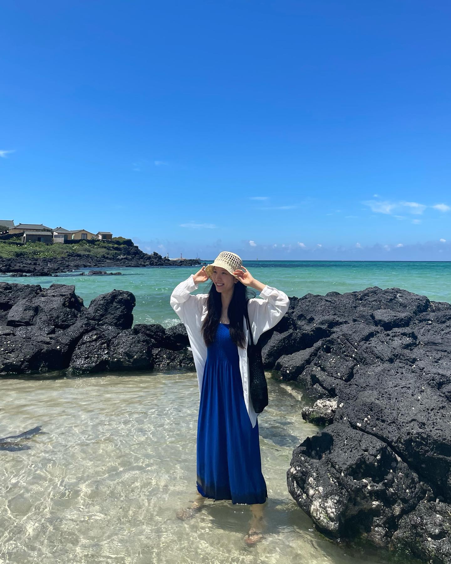 여름 휴양지룩🏝️원피스+셔츠 이미지3